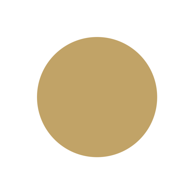 Brązowy okrąg na białym tle.